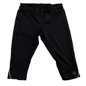 REI Running Pants Capri Black Medium Women's